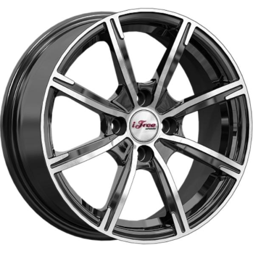 Диски iFree Калибр 6x15 4*100 ET38 DIA67.1 Блэк Джек Литой купить с бесплатной доставкой в пункты выдачи в Петербурге